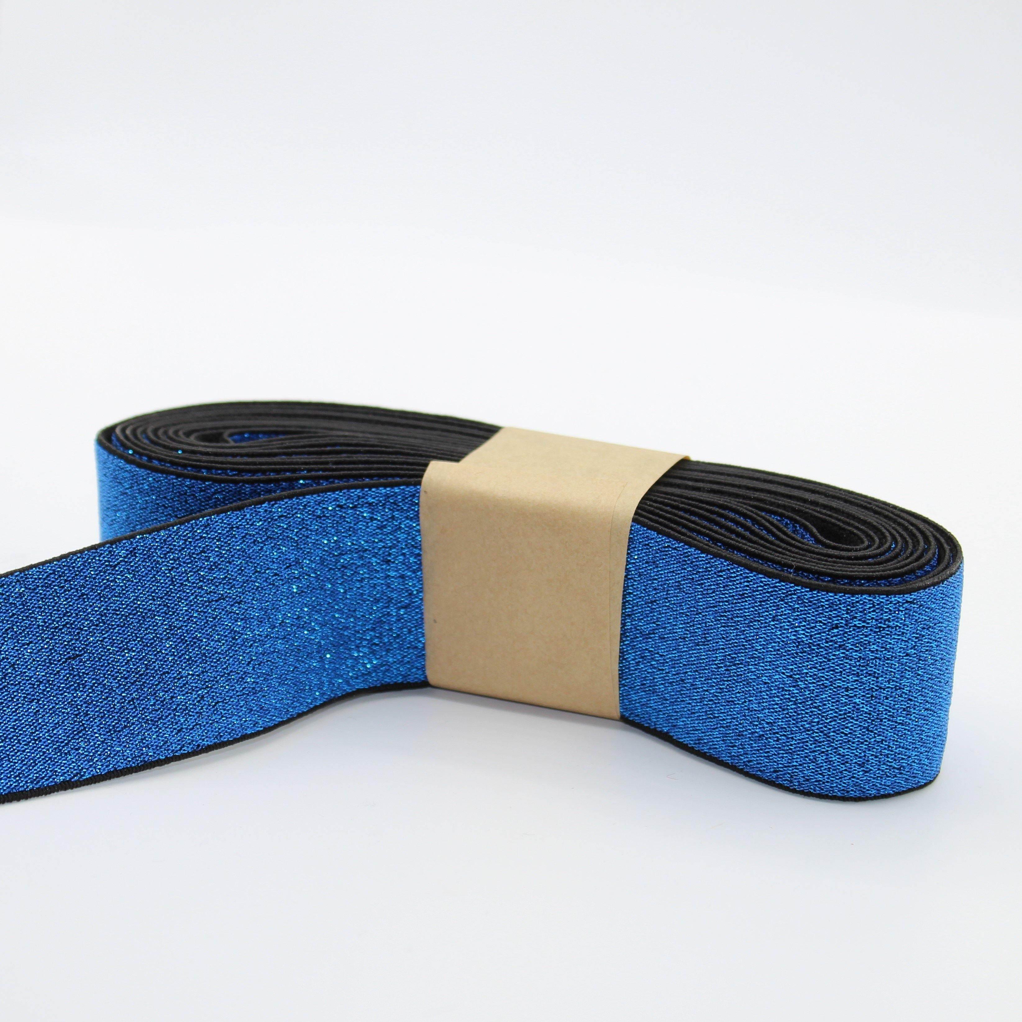 Coloured Lurex Elastic 5 meters 4cm #ELA2099 - ACCESSOIRES LEDUC BV