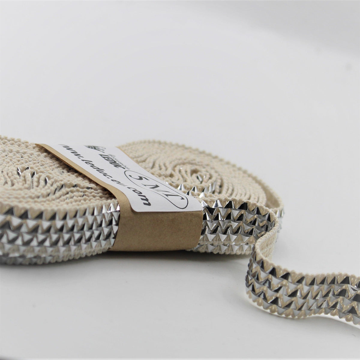 3 meters Fancy Lurex Elastic 15mm #ELA3001 or 60mm #ELA3002 - ACCESSOIRES LEDUC BV