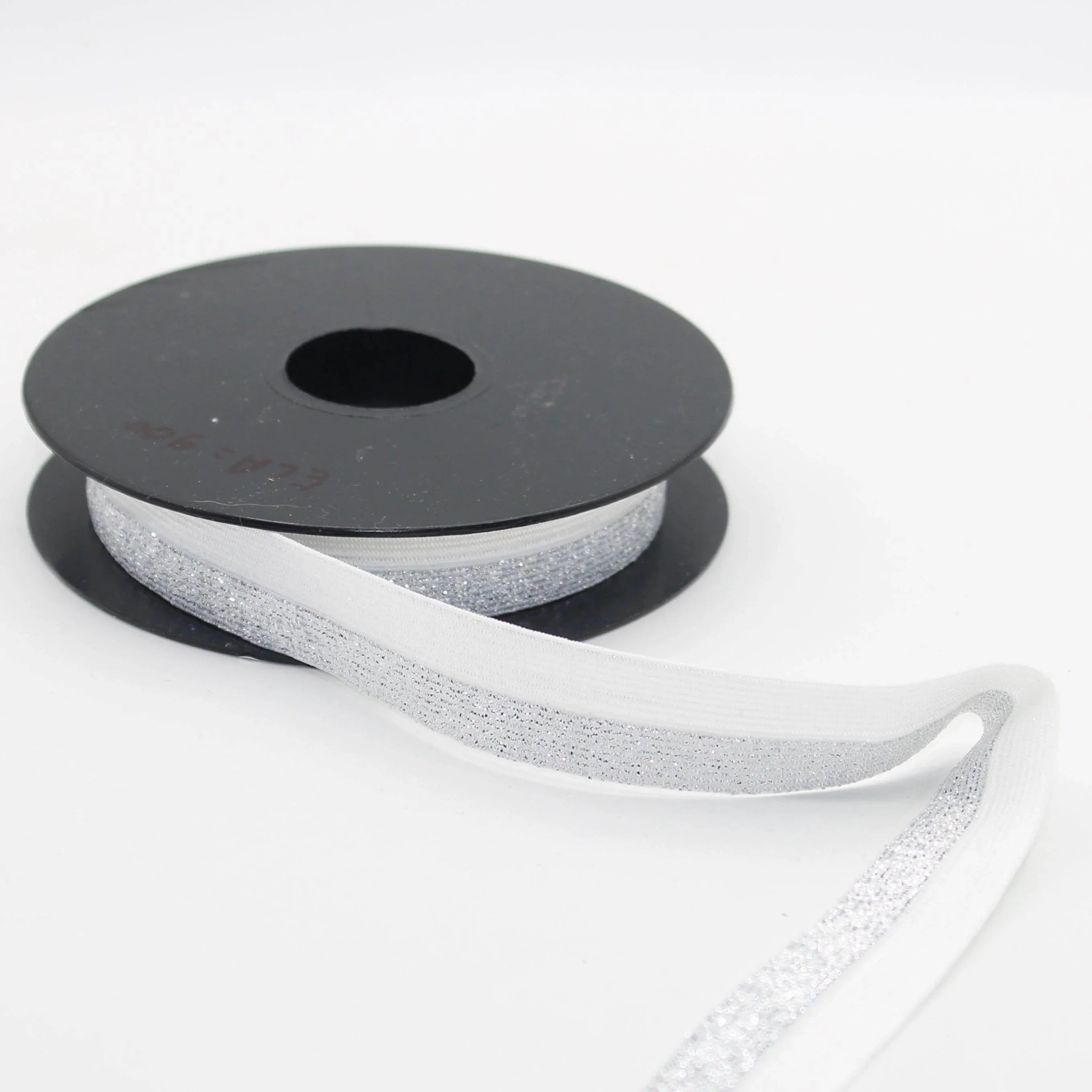 10 meters Prefolded Elastic 18mm with Lurex #ELA900 - ACCESSOIRES LEDUC BV