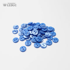 50 pieces - 2 Holes Polyester Button for Blouses 13mm (20") - (KP2 105 20") - ACCESSOIRES LEDUC