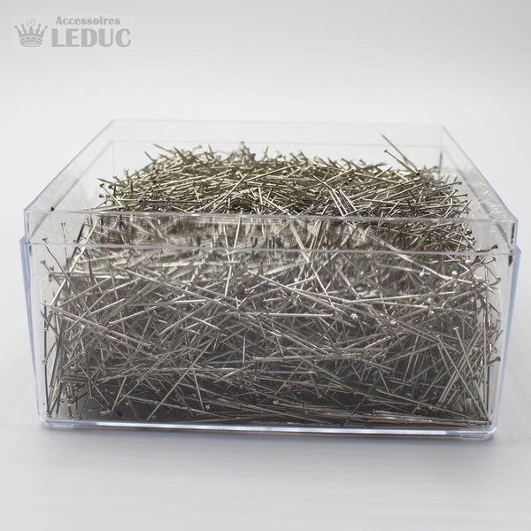 Pins 500grams XL Box *** 34mm x 0.60mm *** - ACCESSOIRES LEDUC BV