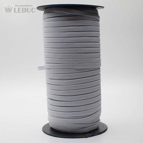 100 METER - 6 mm weiß oder schwarz gestrickt elastisch - ACCESSOIRES LEDUC
