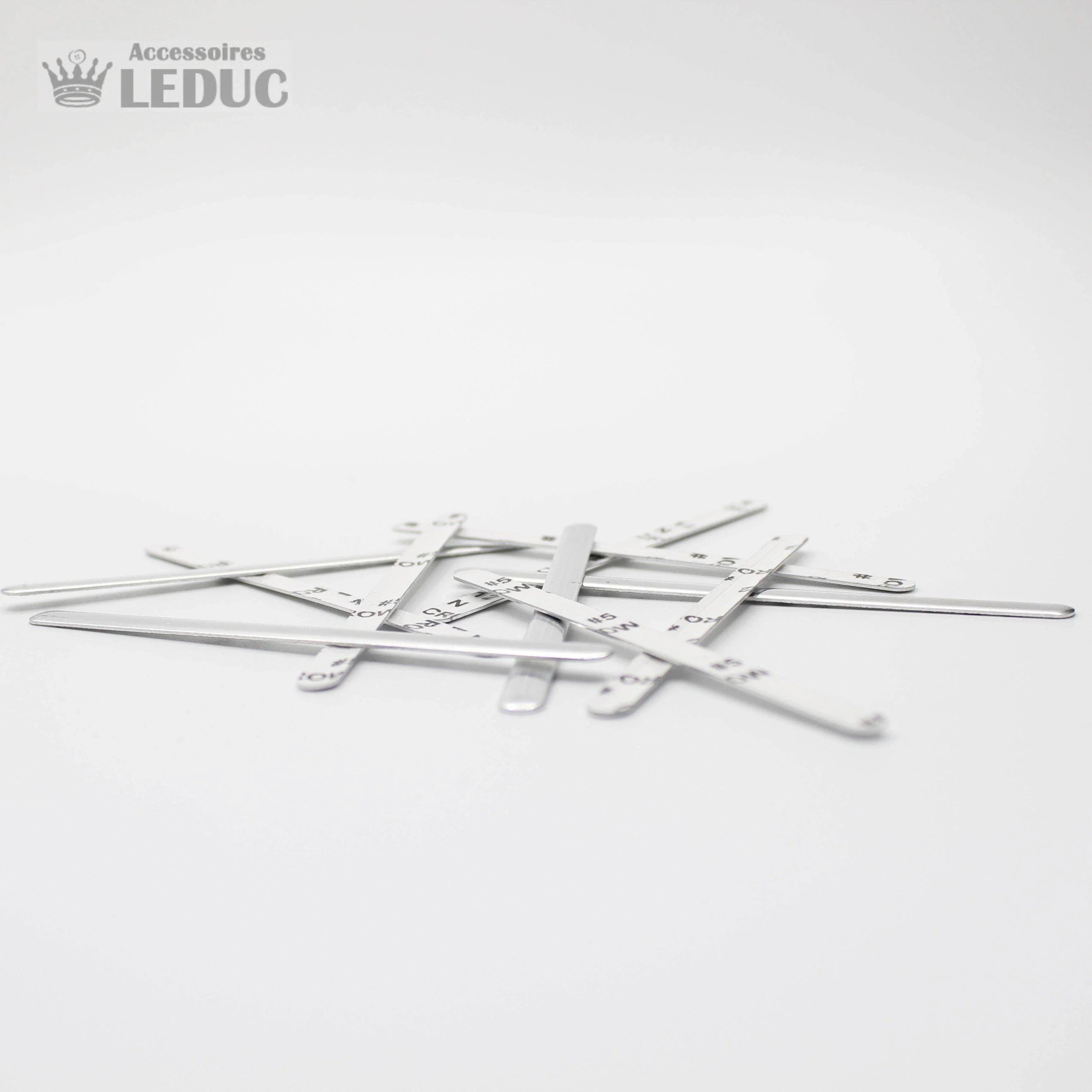 20 Metal Adhesive Noseclips for Masks - ACCESSOIRES LEDUC BV