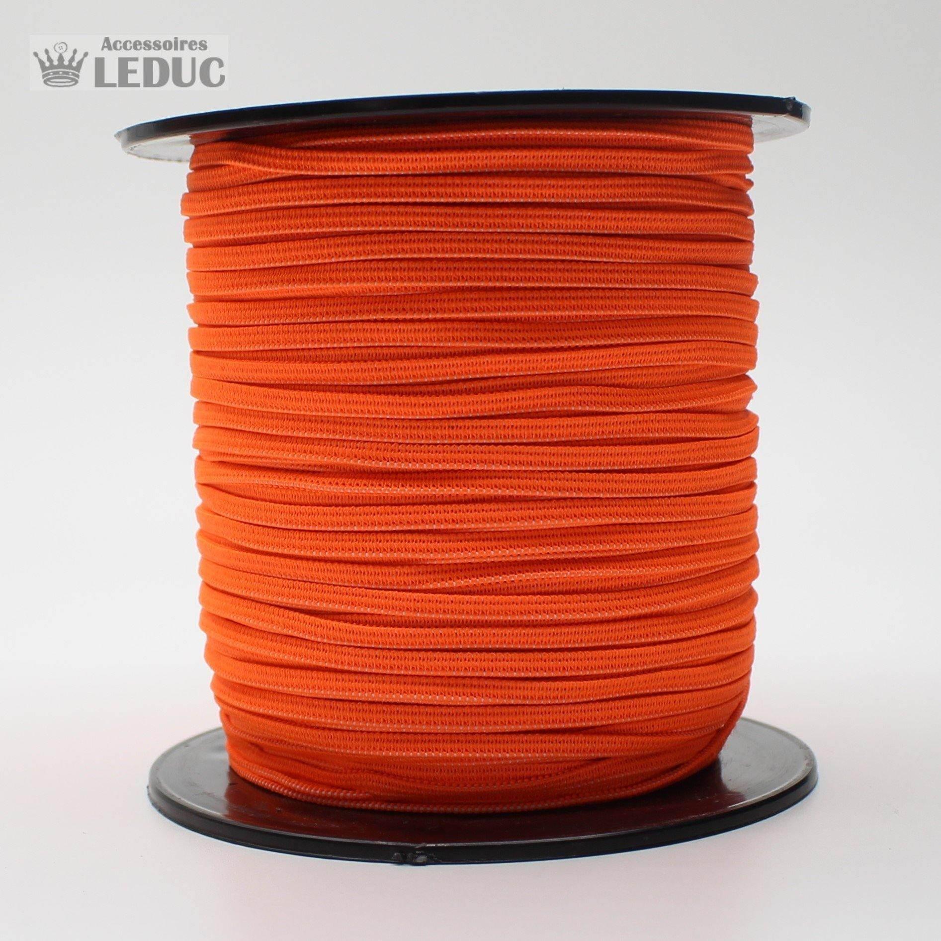 100 METRES - 3mm KNITTED Coloured Elastic - ACCESSOIRES LEDUC BV