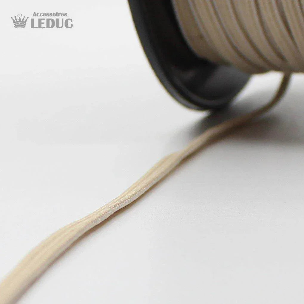 100 METRES - 3mm KNITTED Coloured Elastic - ACCESSOIRES LEDUC BV