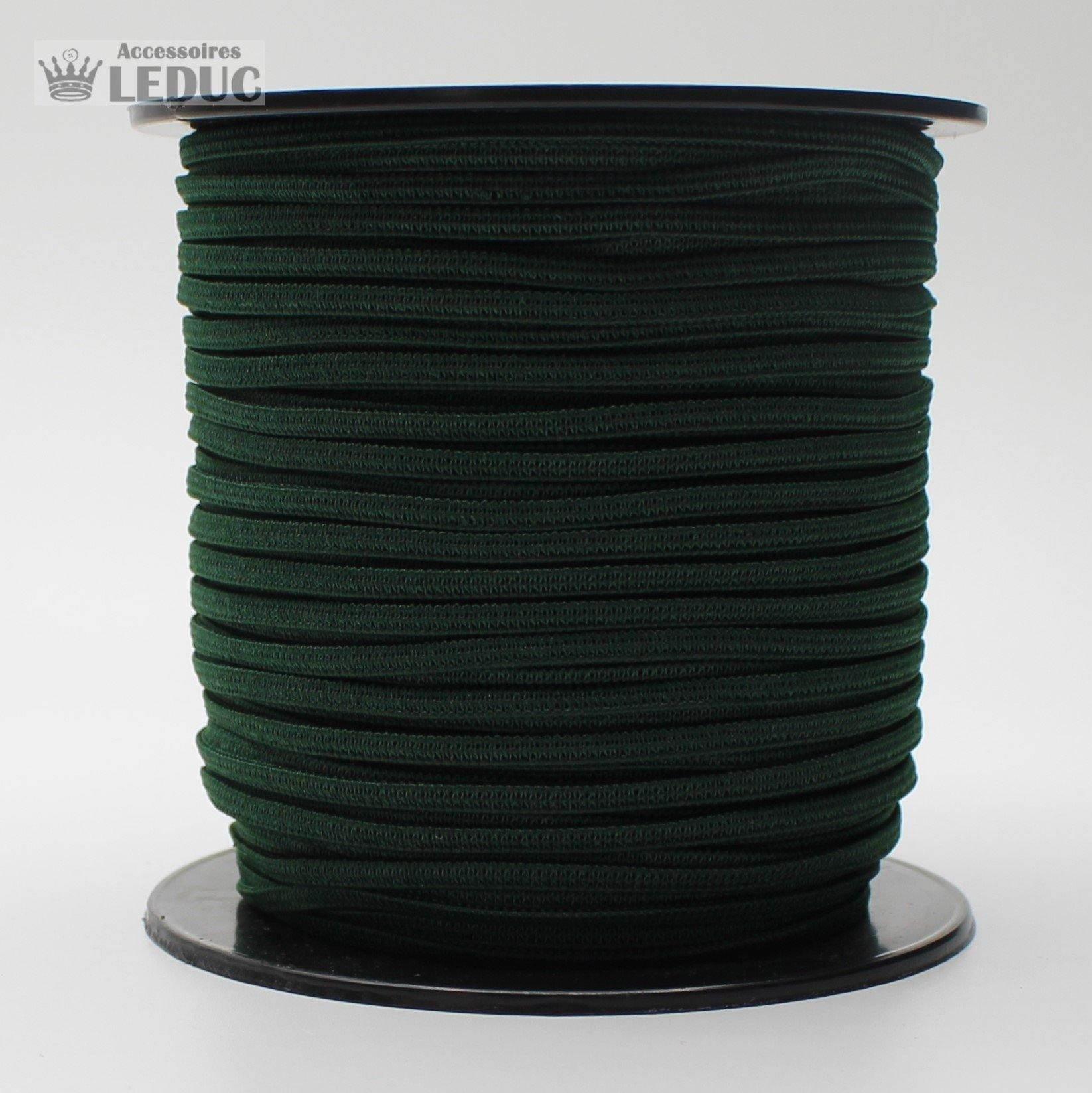 100 METRES - 3mm KNITTED Coloured Elastic - ACCESSOIRES LEDUC BV