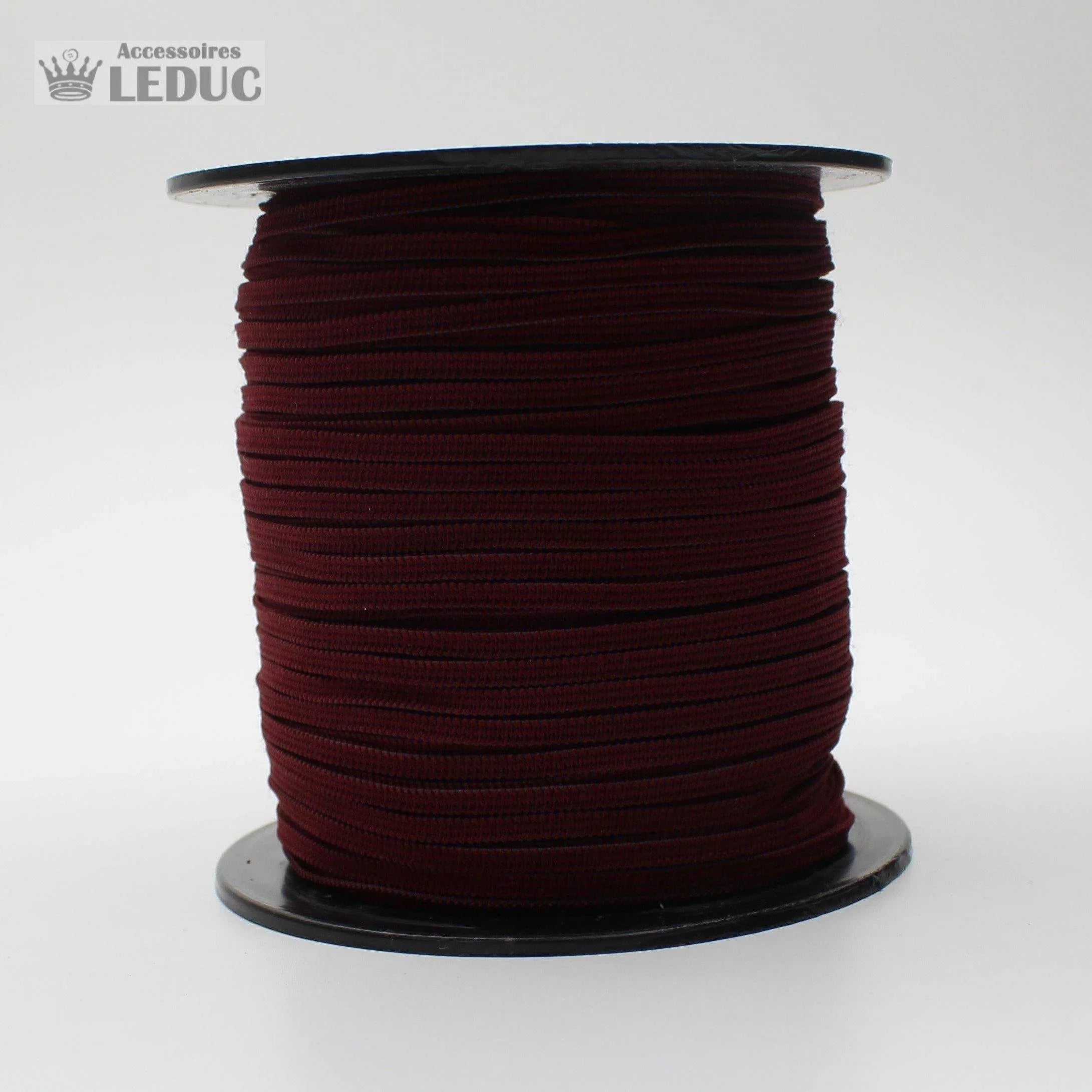 100 METRES - 3mm KNITTED Coloured Elastic - ACCESSOIRES LEDUC BV