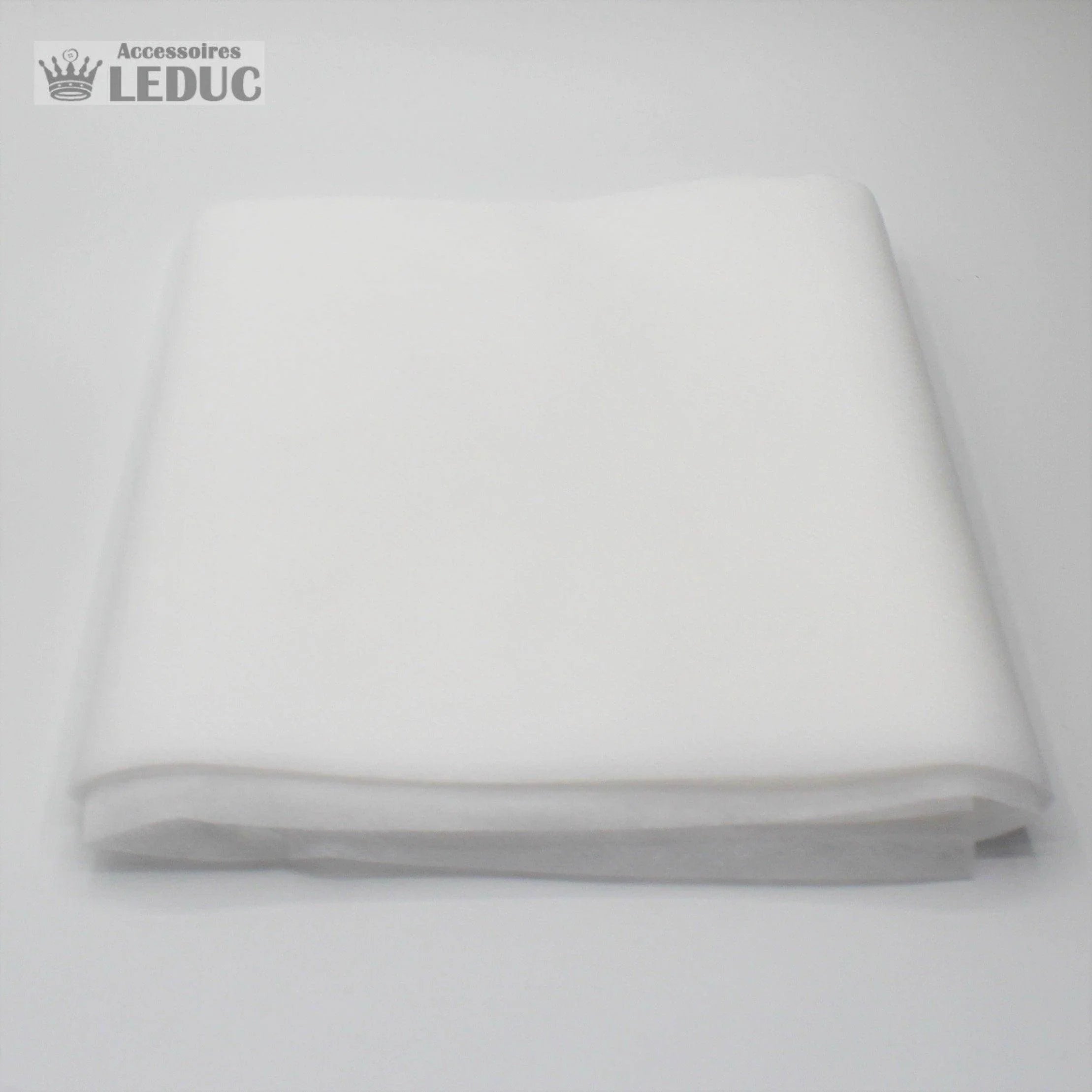 Non woven fabric for 50 masks white, width *20cm* - length 10 m - ACCESSOIRES LEDUC BV