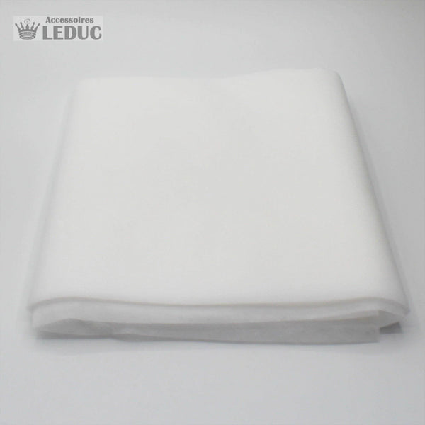 Non woven fabric for 50 masks white, width *20cm* - length 10 m - ACCESSOIRES LEDUC BV