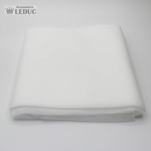 Tissu non tissé pour 50 masques blanc, largeur *20cm* - longueur 10 m - ACCESSOIRES LEDUC