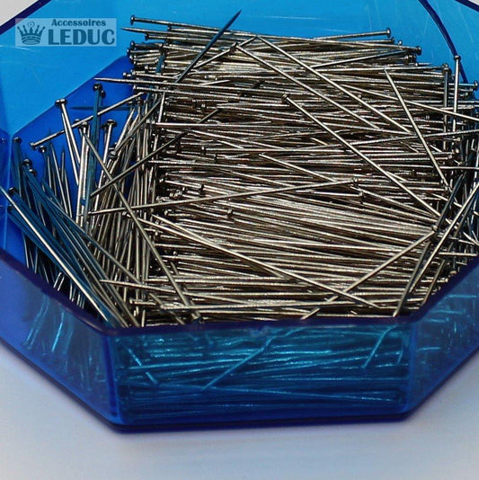Pins 16x0.60mm 25grams Blue Box - ACCESSOIRES LEDUC