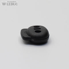 20 Cord Stoppers Black or White - ACCESSOIRES LEDUC