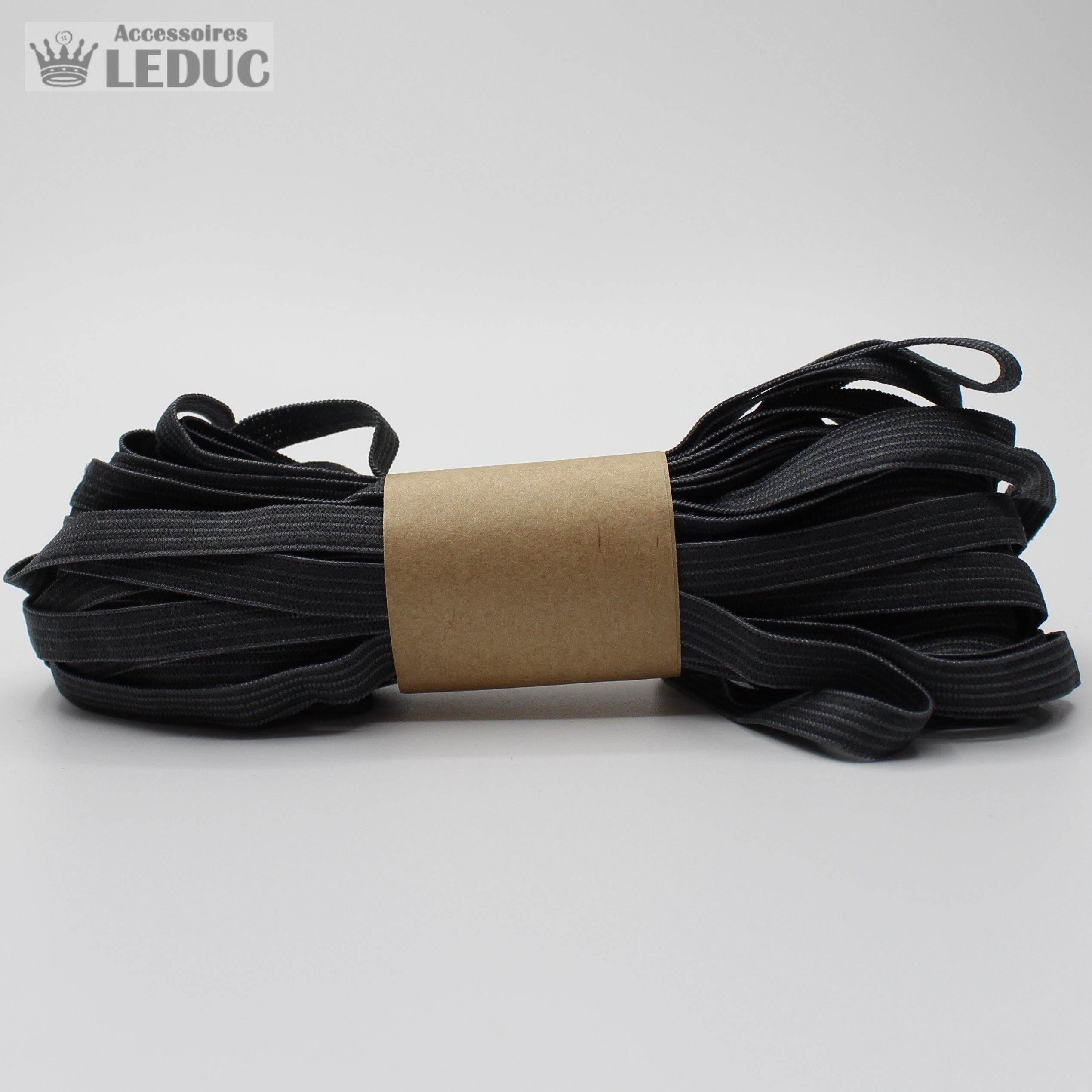 10 METERS - 6mm COLOURED Braided Elastic - ACCESSOIRES LEDUC BV