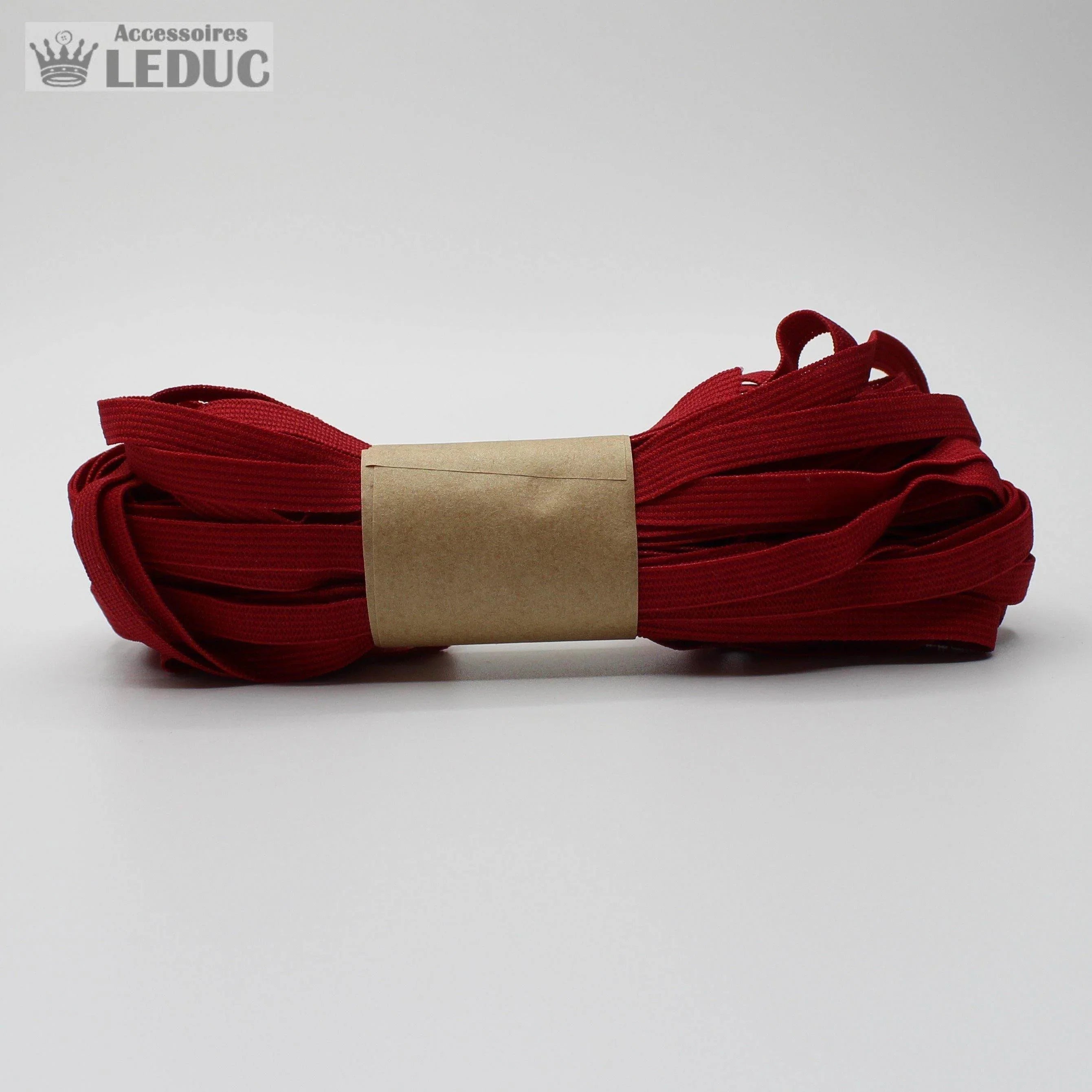 10 METERS - 6mm COLOURED Braided Elastic - ACCESSOIRES LEDUC BV