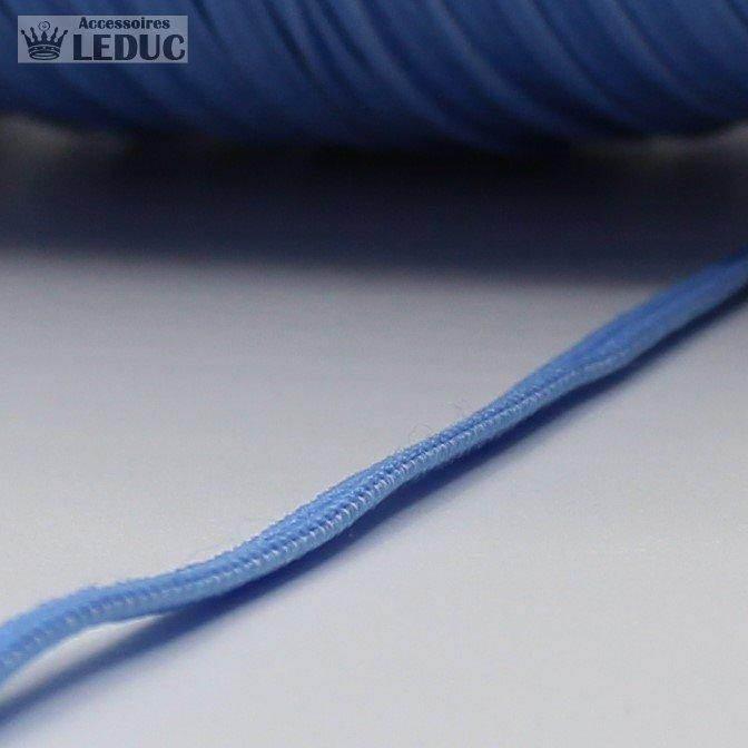 100 METRES - 3mm KNITTED Coloured Elastic - ACCESSOIRES LEDUC BV