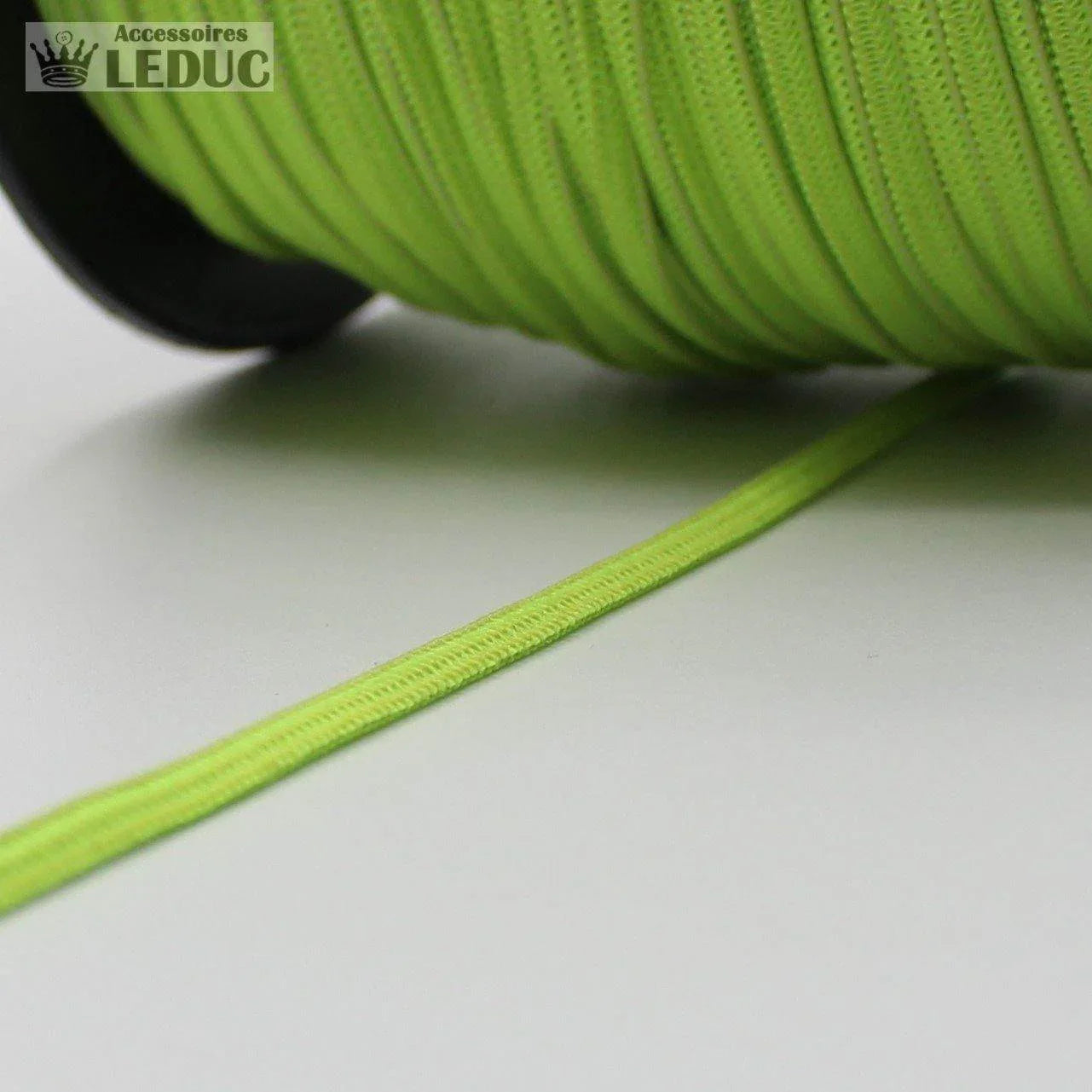 100 METRES - 3mm KNITTED Coloured Elastic - ACCESSOIRES LEDUC BV