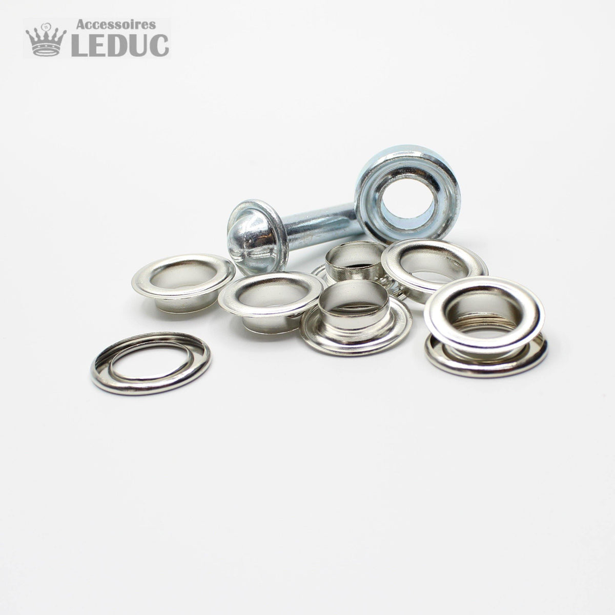 Eyelets Gold , Silver, Bronze, Gunmetal and Rust with Tool - ACCESSOIRES LEDUC BV