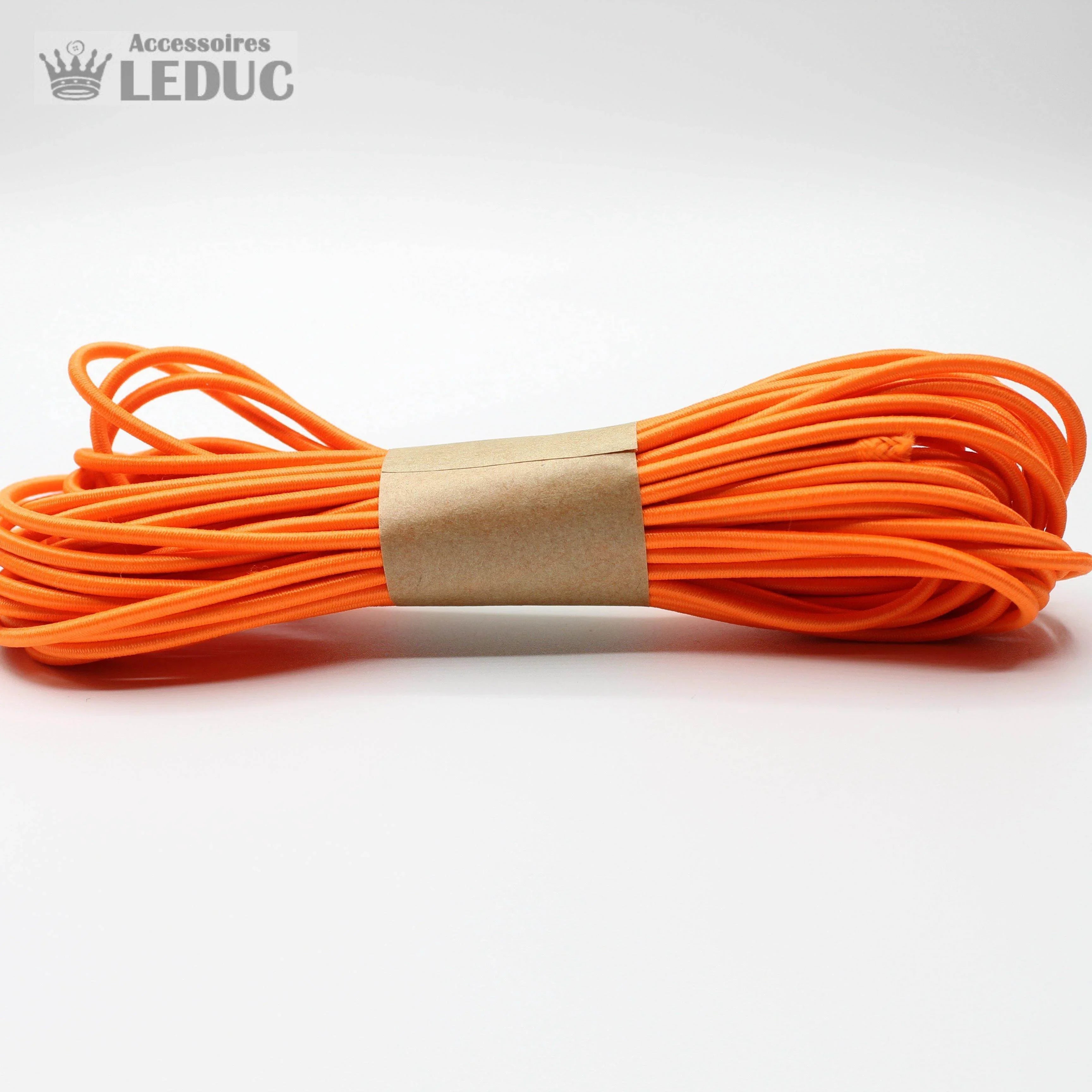 10 METERS - coloured ELASTIC CORD 2MM - ACCESSOIRES LEDUC BV