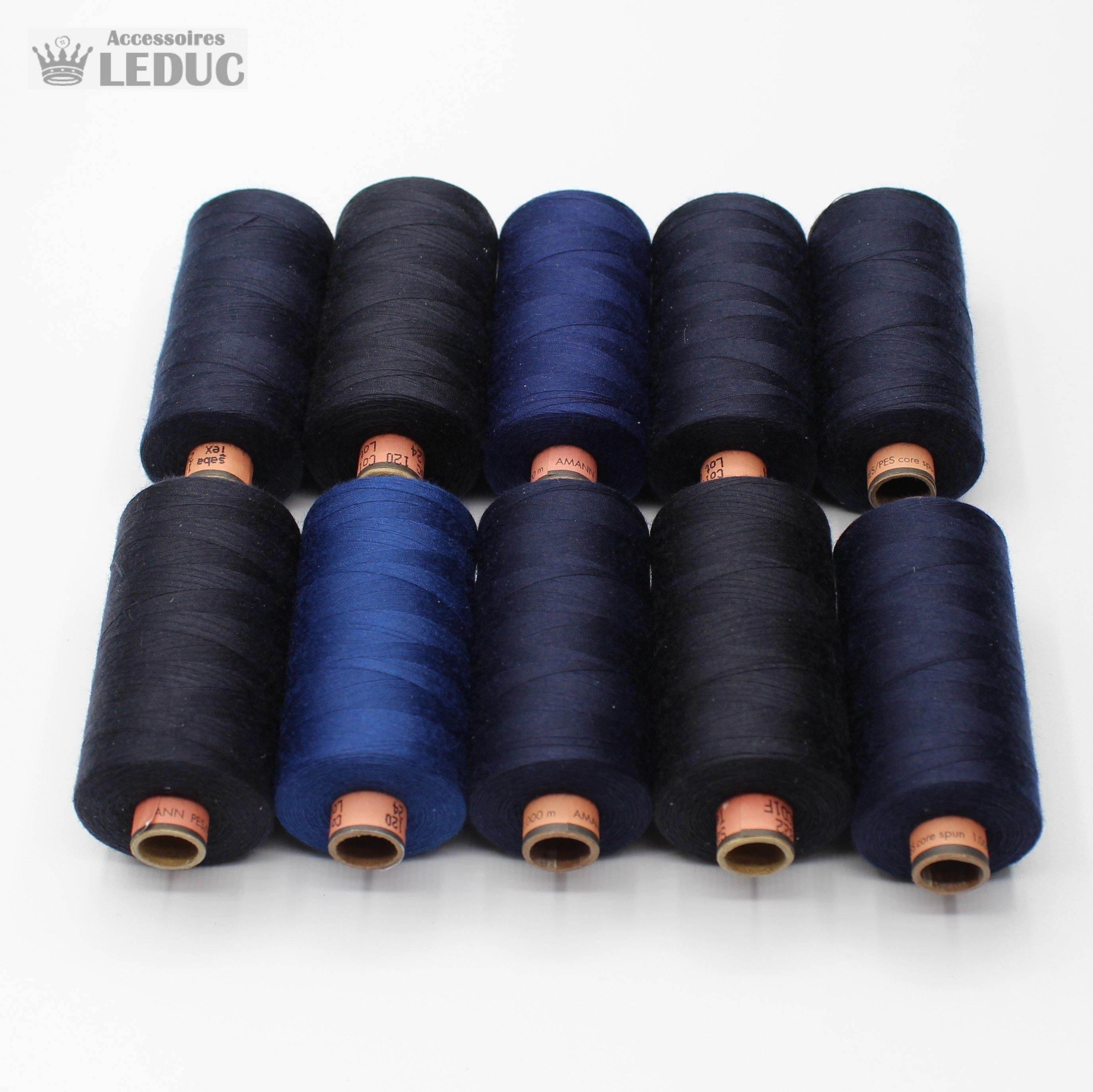 Amann Saba Yarn 1000m - High Quality Polyester German Yarn 120 tex 24 - ACCESSOIRES LEDUC BV