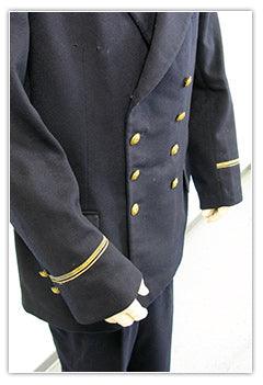 Gold Metal Crest Anchor Navy style Vintage Blazer Buttons #KMQ041 - ACCESSOIRES LEDUC