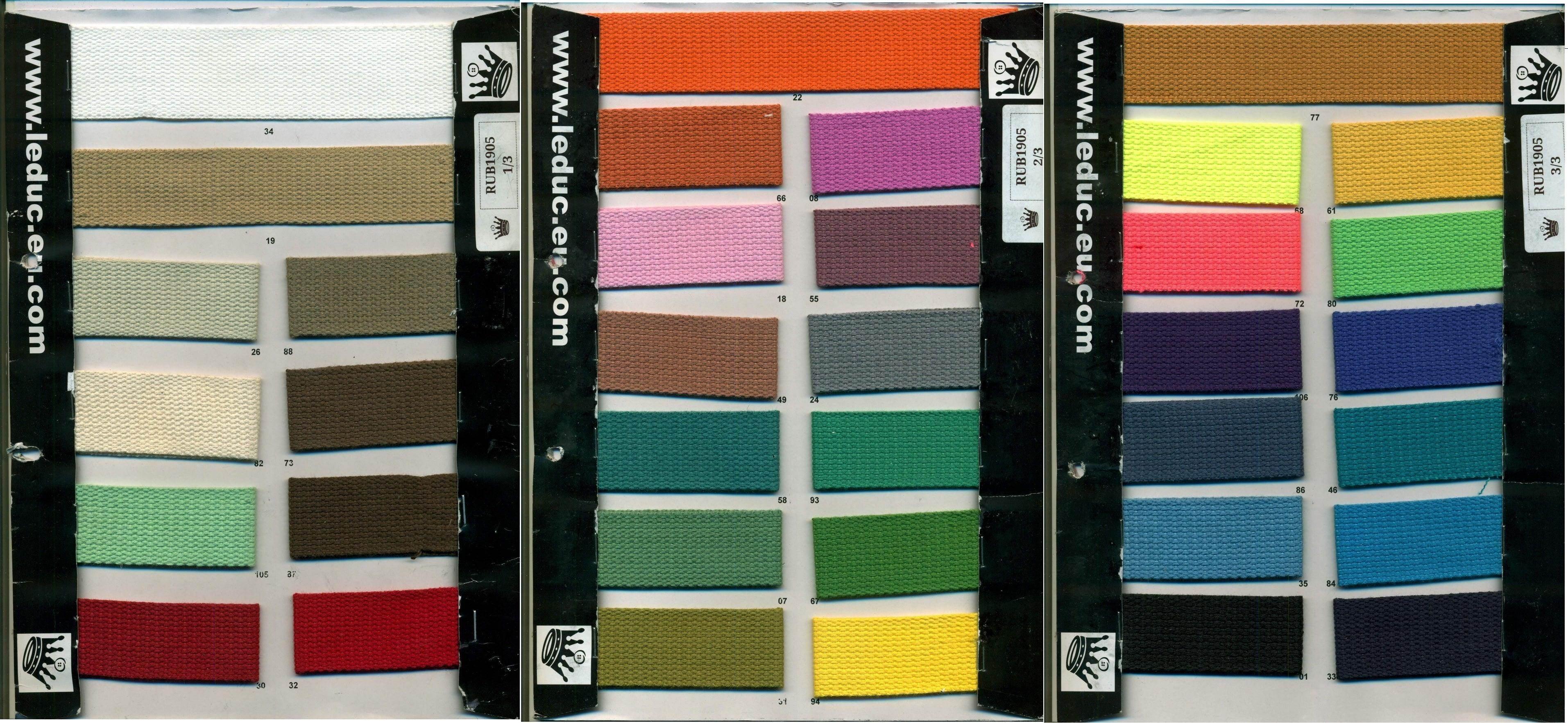 30mm Cotton Webbing #RUB1905 - ACCESSOIRES LEDUC BV