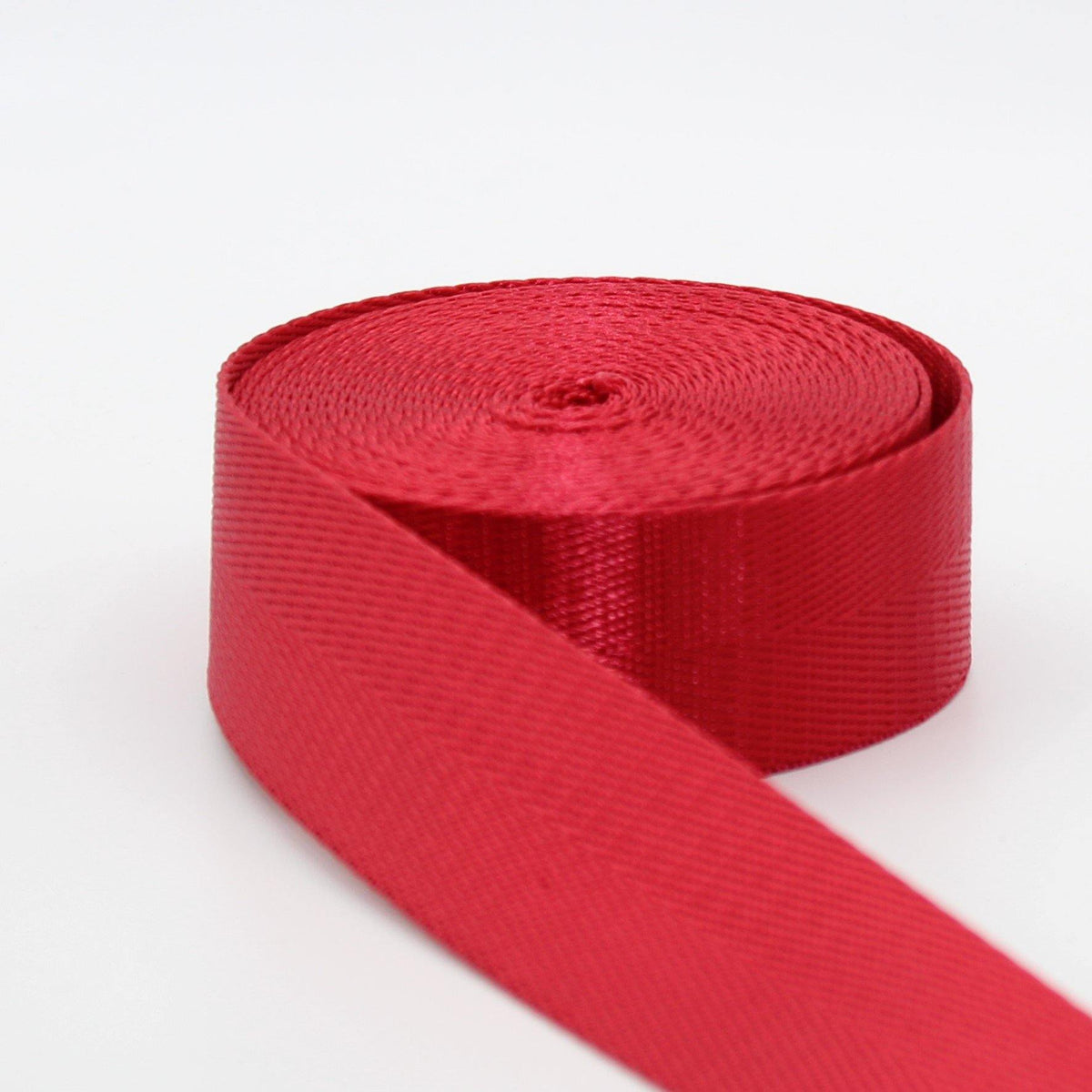 30mm or 40mm Shiny Herringbone Webbing #RUB1910 - ACCESSOIRES LEDUC BV