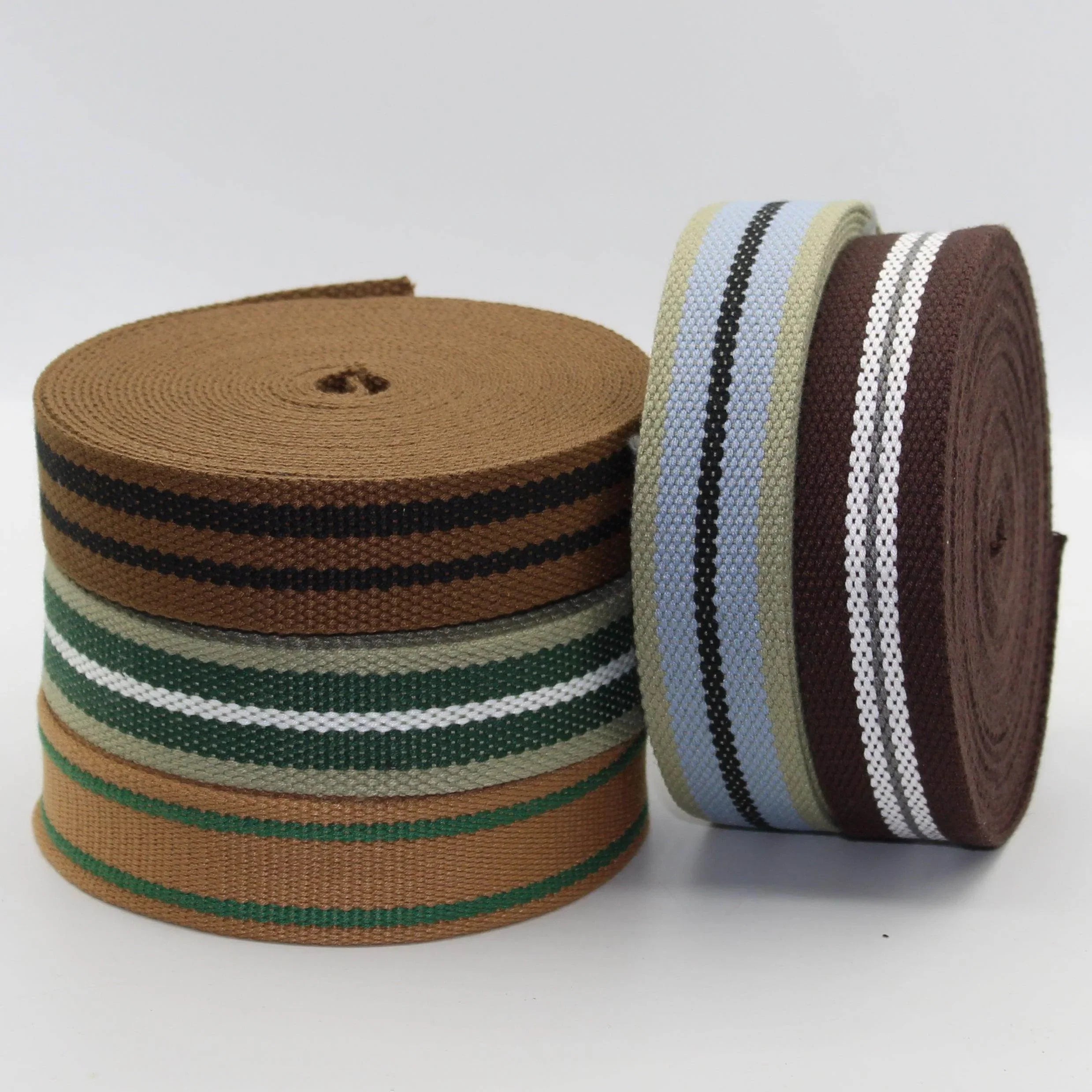 5 meters 30mm Old Style Striped Webbing #RUB1992 - ACCESSOIRES LEDUC BV
