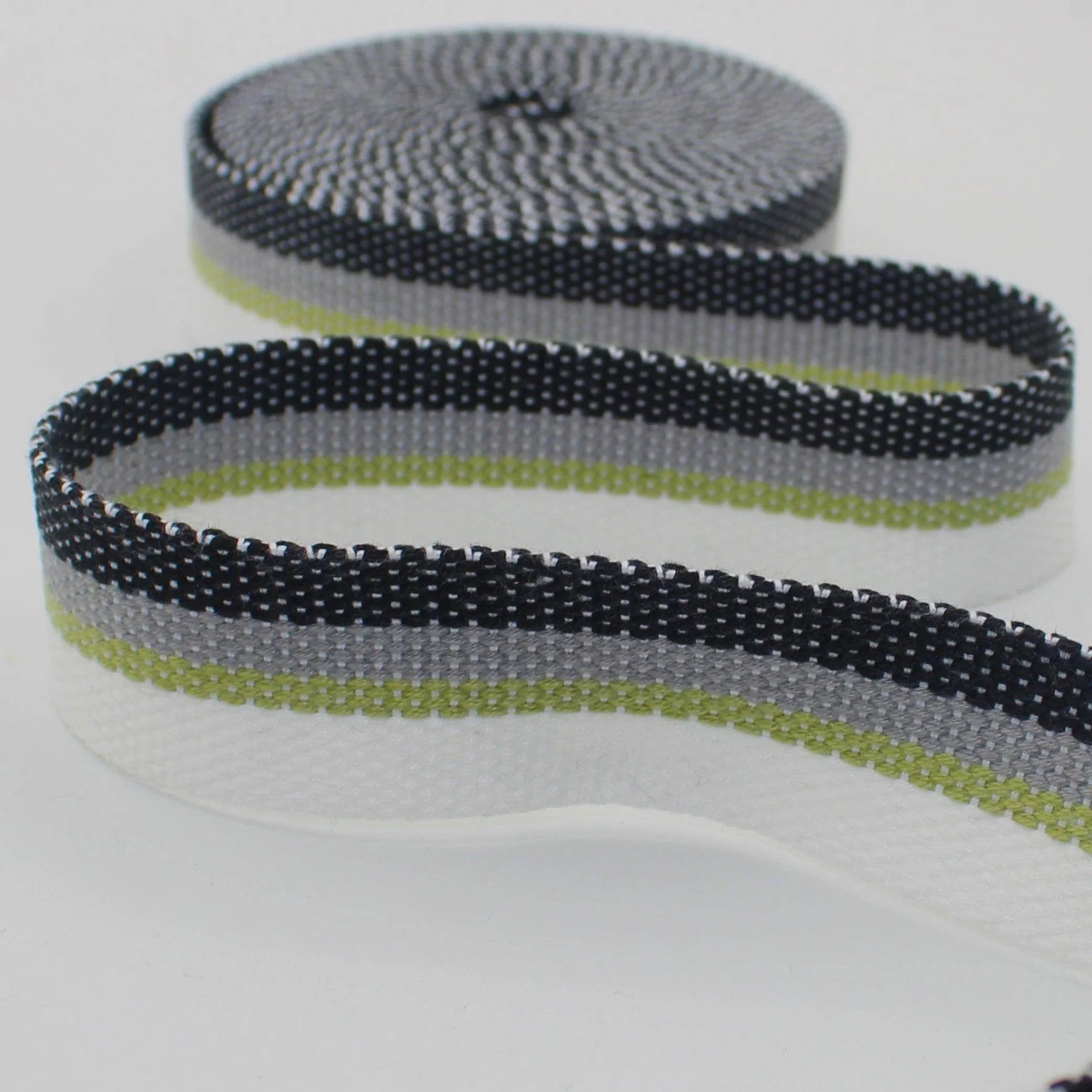 5 meters White + 3 colours Webbing 30mm #RUB1997 - ACCESSOIRES LEDUC BV