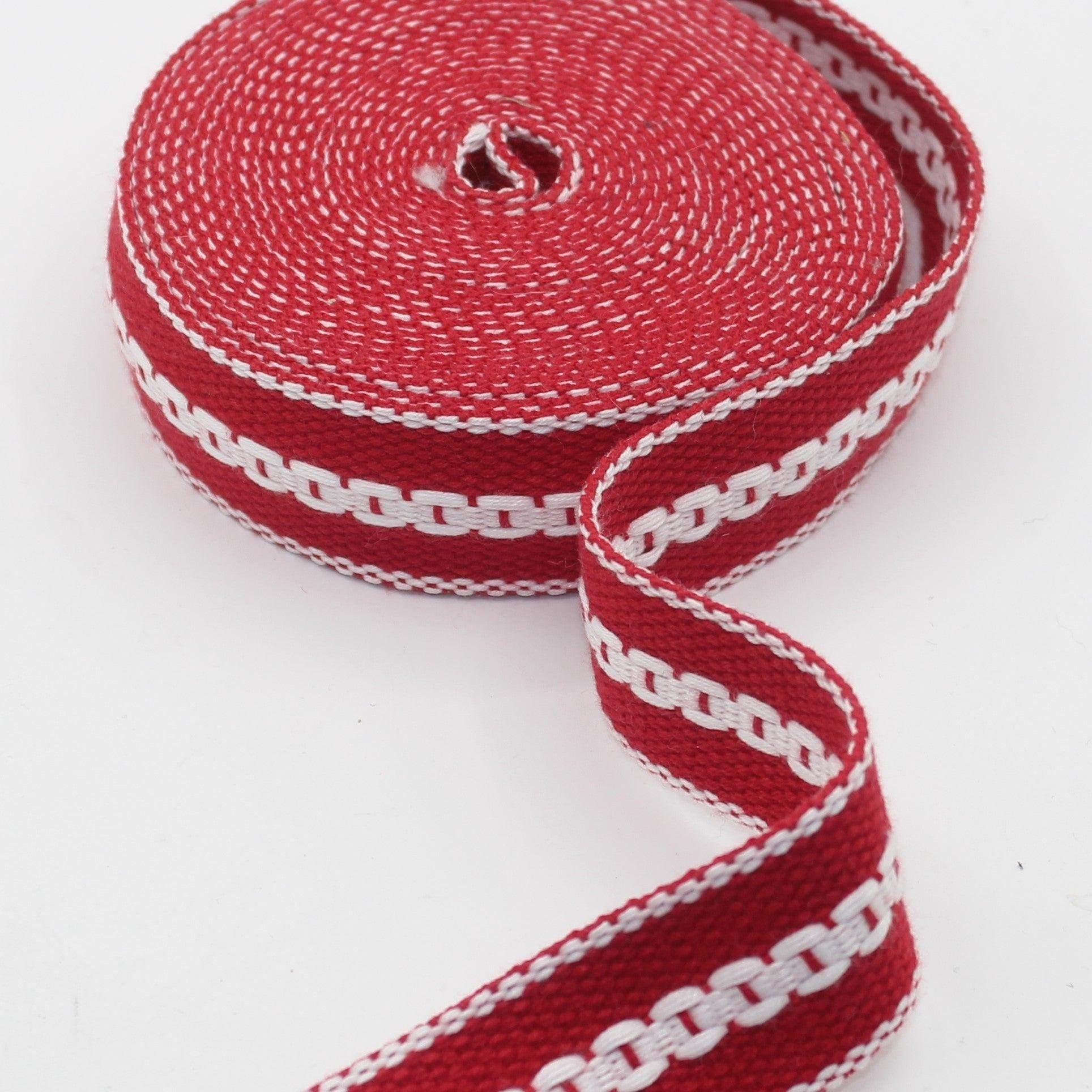 Chain Motive Webbing 30mm #RUB3532 - ACCESSOIRES LEDUC BV