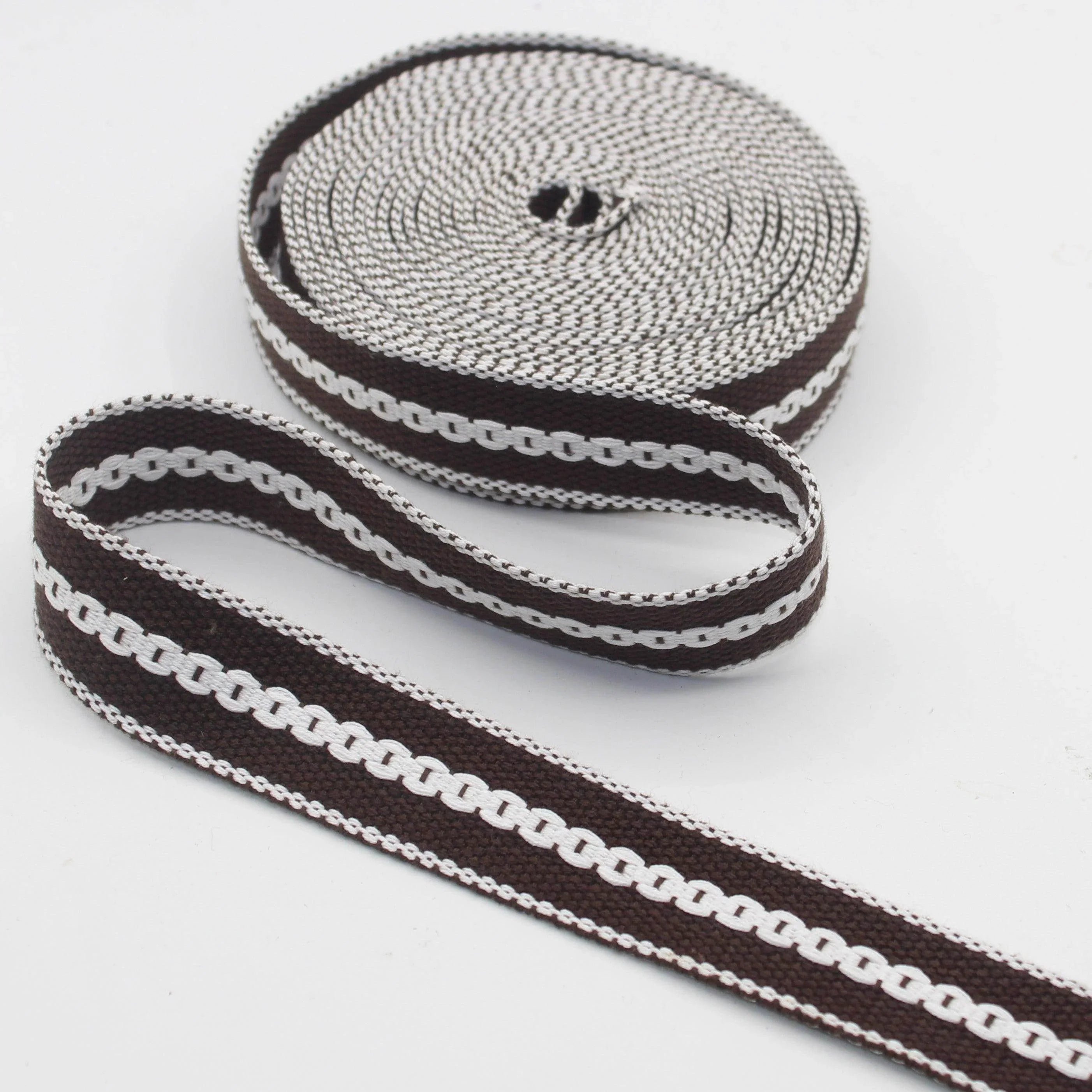 Chain Motive Webbing 30mm #RUB3532 - ACCESSOIRES LEDUC BV