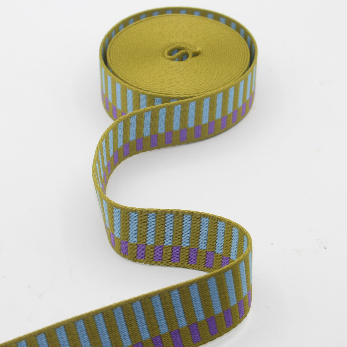 Geometric Asymmetric Webbing 40mm #RUB3537 - ACCESSOIRES LEDUC BV