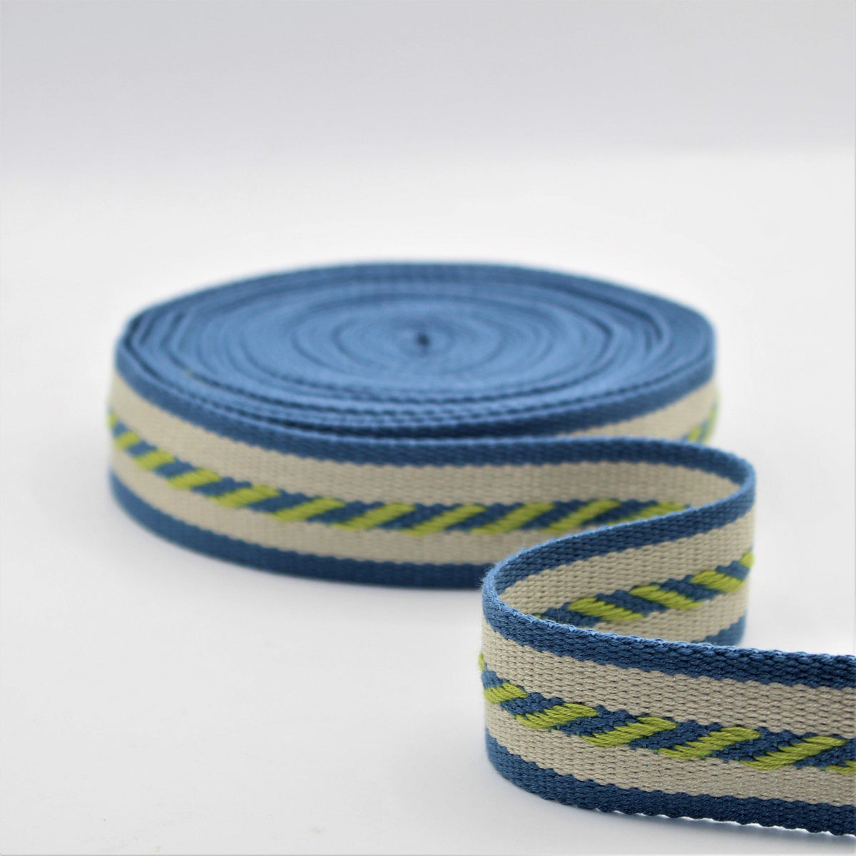 5 Meters 30mm Motive Striped Webbing #RUB1966 - ACCESSOIRES LEDUC BV