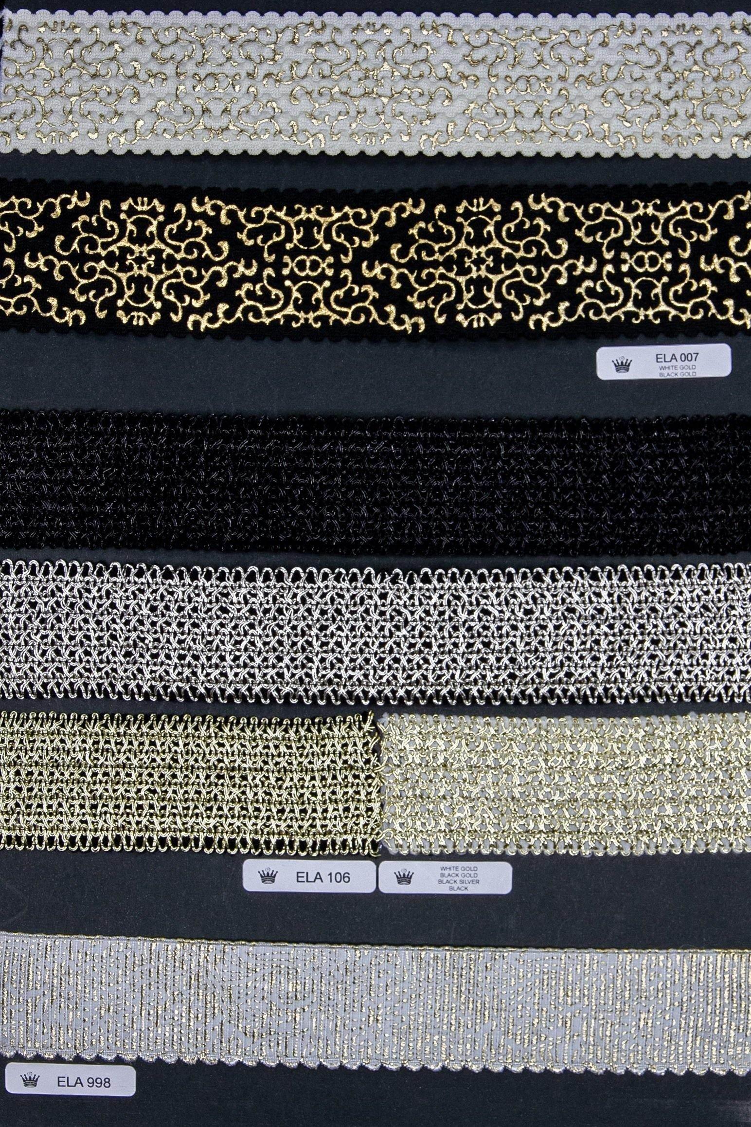 50MM Lurex Elastic ELA106 - 1 meter - ACCESSOIRES LEDUC BV