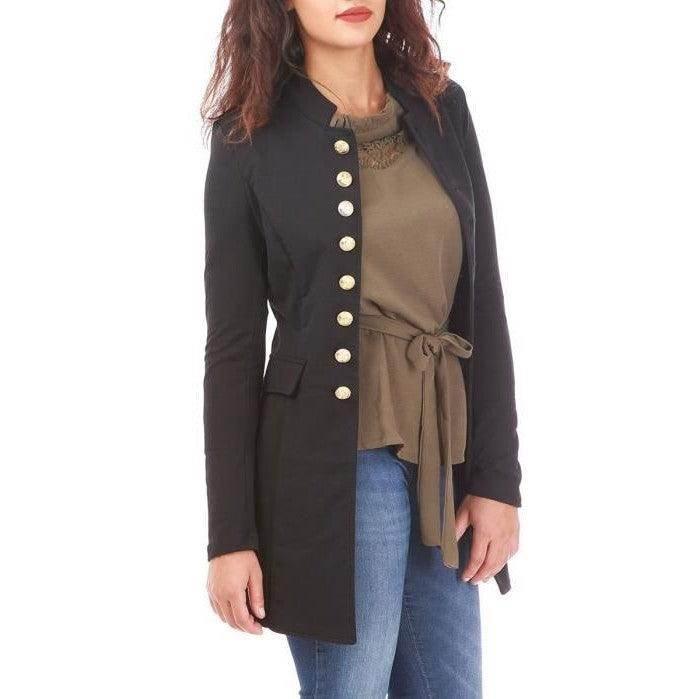 Gold Metal Crest H with lines style Vintage Blazer Buttons #KMQ012 - ACCESSOIRES LEDUC BV