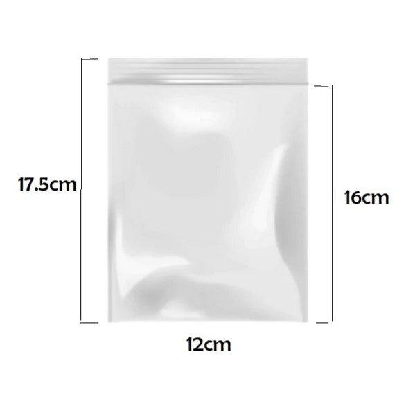 Ziplock Bags 12cm*16cm(+1.5cm) Resealable - ACCESSOIRES LEDUC